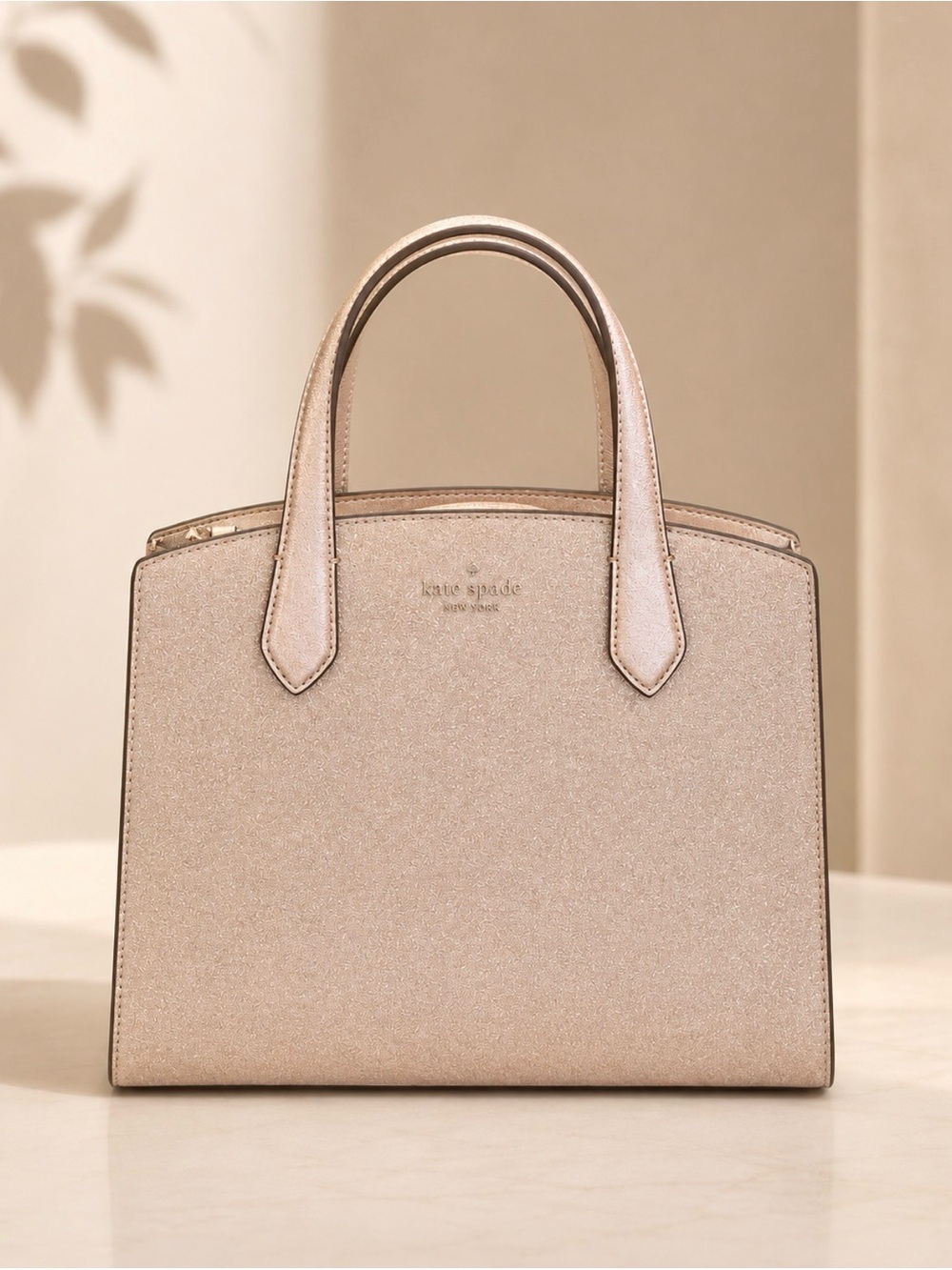 kate spade Glitter Champagne Tote Bag